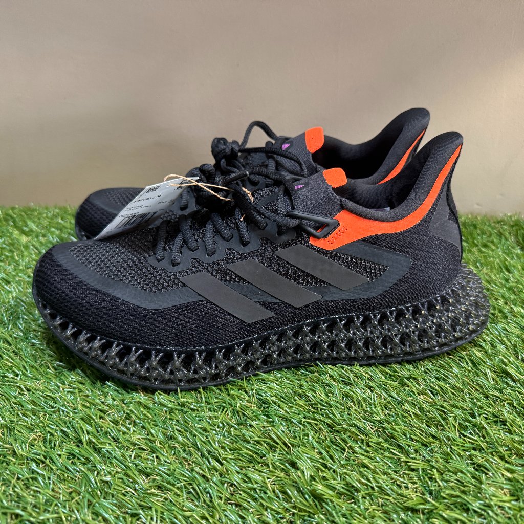 Adidas 4dfwd 2 Carbon/Night Metallic/Impact Orange Running Shoes Men's 9 Gz6943